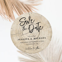 Rustieke Houten Graan Land Bruiloft Save The Date