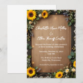 Rustieke Houten Kaart (Voorkant / Achterkant)