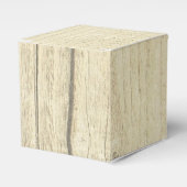 Rustieke houten land bruiloft gunst doos bedankdoosjes (Voorkant Zijde)