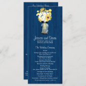 Rustieke houten metselaar en Wildflower Programma (Voorkant / Achterkant)