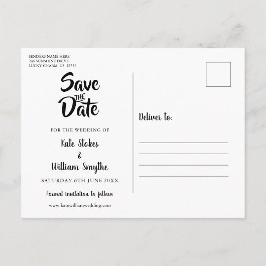 Rustieke Houten Metselaars Pot Slingerlampjes Save Aankondigingskaart (Achterkant)