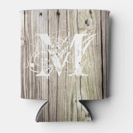 Rustieke Houten Monogrammed Koelbox Blikjeskoeler