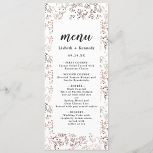 Rustieke houten plak koperen Folie herfst Herfst d Menu