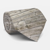 Rustieke houten planken kijken Stropdassen (Opgerold)