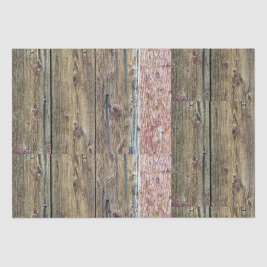 Rustieke houten schuur panelen tissuepapier (Voorkant)