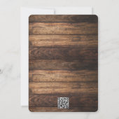 Rustieke houten slingerlichtjes Ik BBQ Kaart (Achterkant)