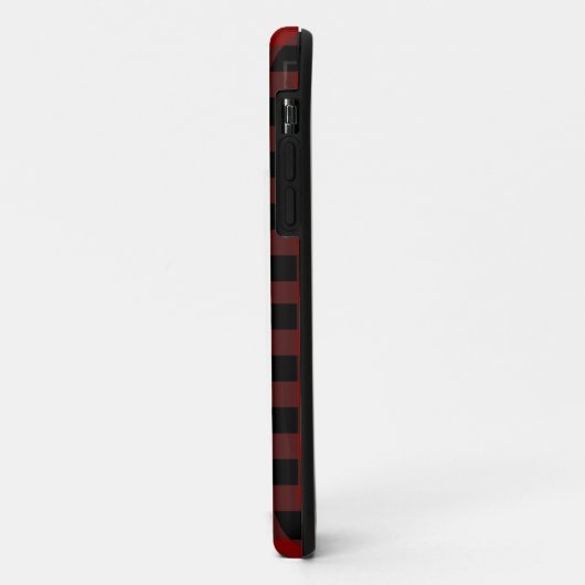 Rustieke houthakker Buffalo Plaid Custom Monogramm Case-Mate iPhone Case (Achterkant/links)