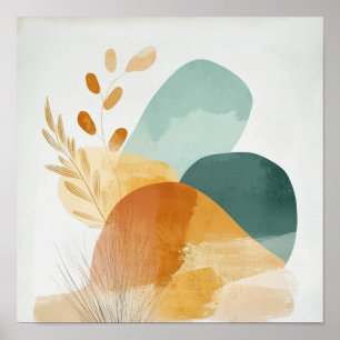 Rustieke Huisdecoratie Mid Century Modern Kunst Mu Poster