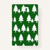 Rustieke hut & bomen | kampbegeleider badge (Achterkant)