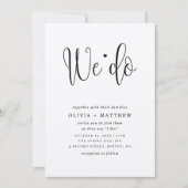 Rustieke huwelijksuitnodiging kraft. Wij nodigen u Kaart (Voorkant)