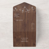 Rustieke Jar Alles in een bruiloft uitnodiging (Buitenkant)