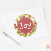 Rustieke Joy vakantie Stickers (Envelop)