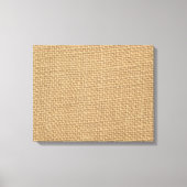 Rustieke jute achtergrond afgedrukt canvas afdruk (Voorkant)