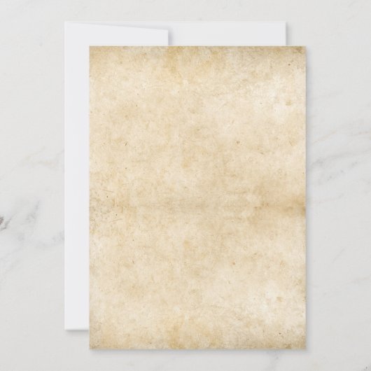 Rustieke kalligrafie uitnodiging (Achterkant)