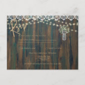 Rustieke Kant Gypsophila Lichten Metselwerk Pot Tr Briefkaart (Voorkant)