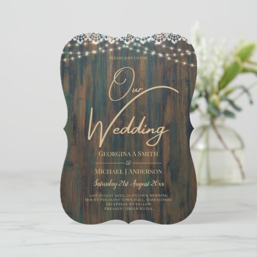 Rustieke Kant Gypsophila Lichten Metselwerk Pot Tr Kaart (Staand voorkant)