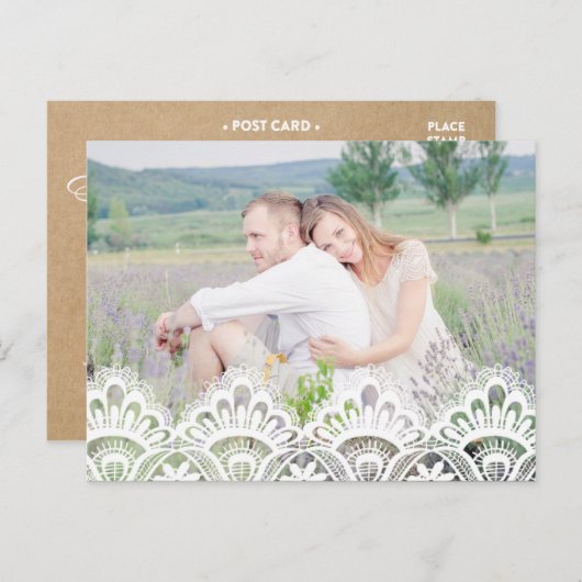 RUSTIEKE KANT | SLA DE DATUM FOTO POST KAART (Voorkant / Achterkant)