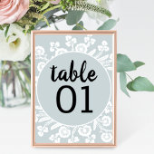 Rustieke kanten bruiloft kaart