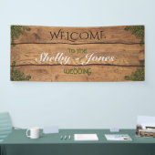 Rustieke Keltische Claddagh Bruiloft Banner (Beurs)