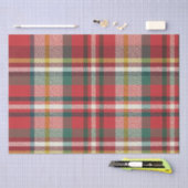 Rustieke Kerst Feestdagen Rood en Groen Plaid Tissuepapier (Craft)