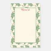 Rustieke kerst groen bessen post-it® notes (Voorkant)