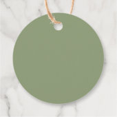 Rustieke Kerst Kachel Potpourri Bedankjes Labels (Achterkant)