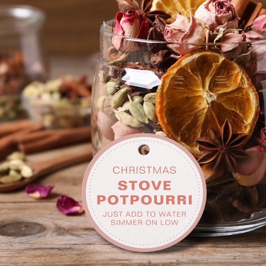Rustieke Kerst Kachel Potpourri Bedankjes Labels