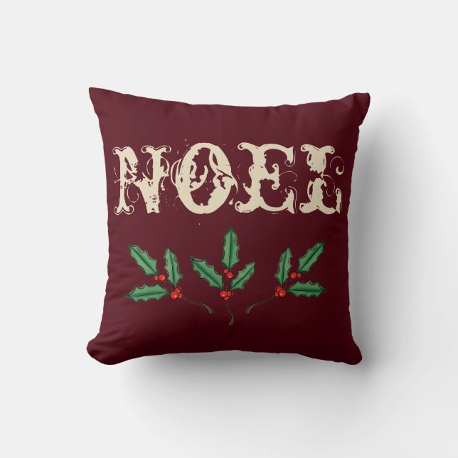 Rustieke Kerst Kussen  (Voorkant)