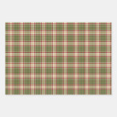 Rustieke Kerst Plaid Verscheidenheid Inpakpapier Vel (Voorkant 2)
