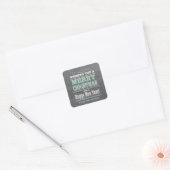 Rustieke Kerst stickers Groene Custom (Envelop)