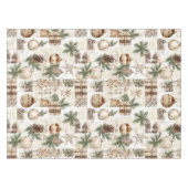 Rustieke kerst tafelkleed (Voorkant (Horizontaal))