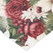rustieke kerstbloemen bladeren Pattern Tafelkleed (Gekanteld)