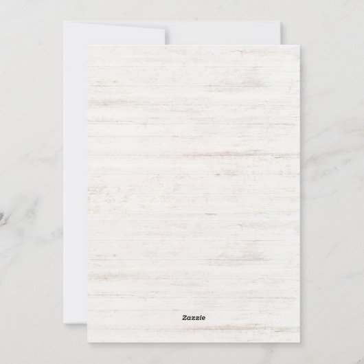 Rustieke kerstbomen vakantie Kaart met groet (Achterkant)