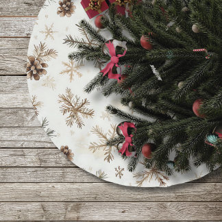 rustieke kerstboomrok, dennenappels kerstboom rok