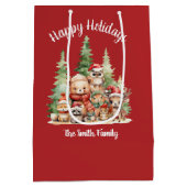 RUSTIEKE KERSTBOSSEN DIEREN MEDIUM CADEAUZAKJE (Achterkant)