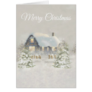 Rustieke Kerstcabine Winter Zonnehout