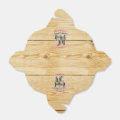 Rustieke Kerstcomfort & Joy Favor Box Bedankdoosjes (Uitgevouwen)