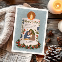 Rustieke Kerstkaars Religieus Kerstkaarsje