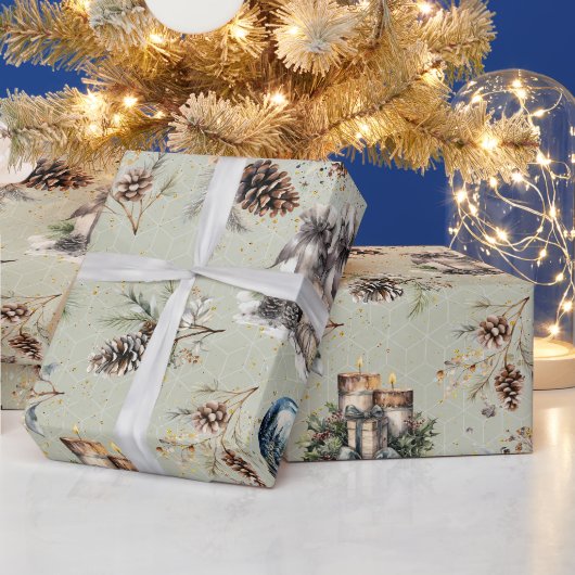 Rustieke Kerstmis Cadeaupapier (Feestdagen)