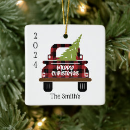 Rustieke Kerstsouvenir Keramisch Ornament