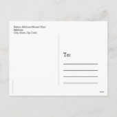 Rustieke kerstvakantie Foto Briefkaart (Achterkant)