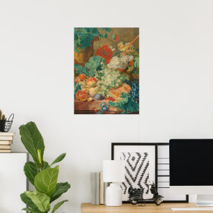 Rustieke Keuken Kunst Vintage Fruit Bloem Print