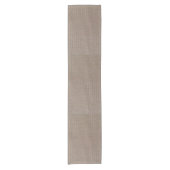 Rustieke Khaki burlap land chique tafel loper (Voorkant)