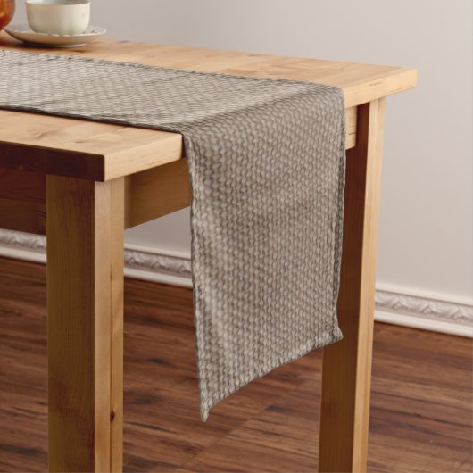 Rustieke Khaki burlap land chique tafel loper (Voorbeeld)