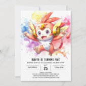 Rustieke Kinderen Aap Verjaardag Kaart (Voorkant)