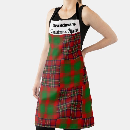 Rustieke klassieke geruite Tartan Stijl Design Ker Schort (Insitu)