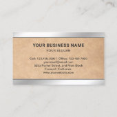 Rustieke Kraft Laptop PC Computer Reparatie Techni Visitekaartje (Achterkant)