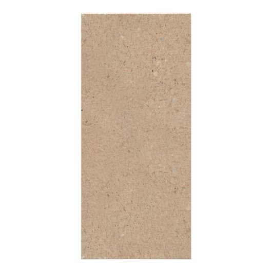 Rustieke Kraft Swash Script Tall Menu Kaart (Achterkant)