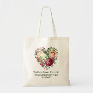Rustieke krans Canvas tas voor Natuur Lovers Peoni
