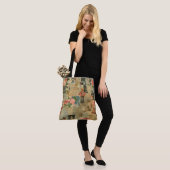 Rustieke krant Patchwork Collage (2) Draagtas (Op model)